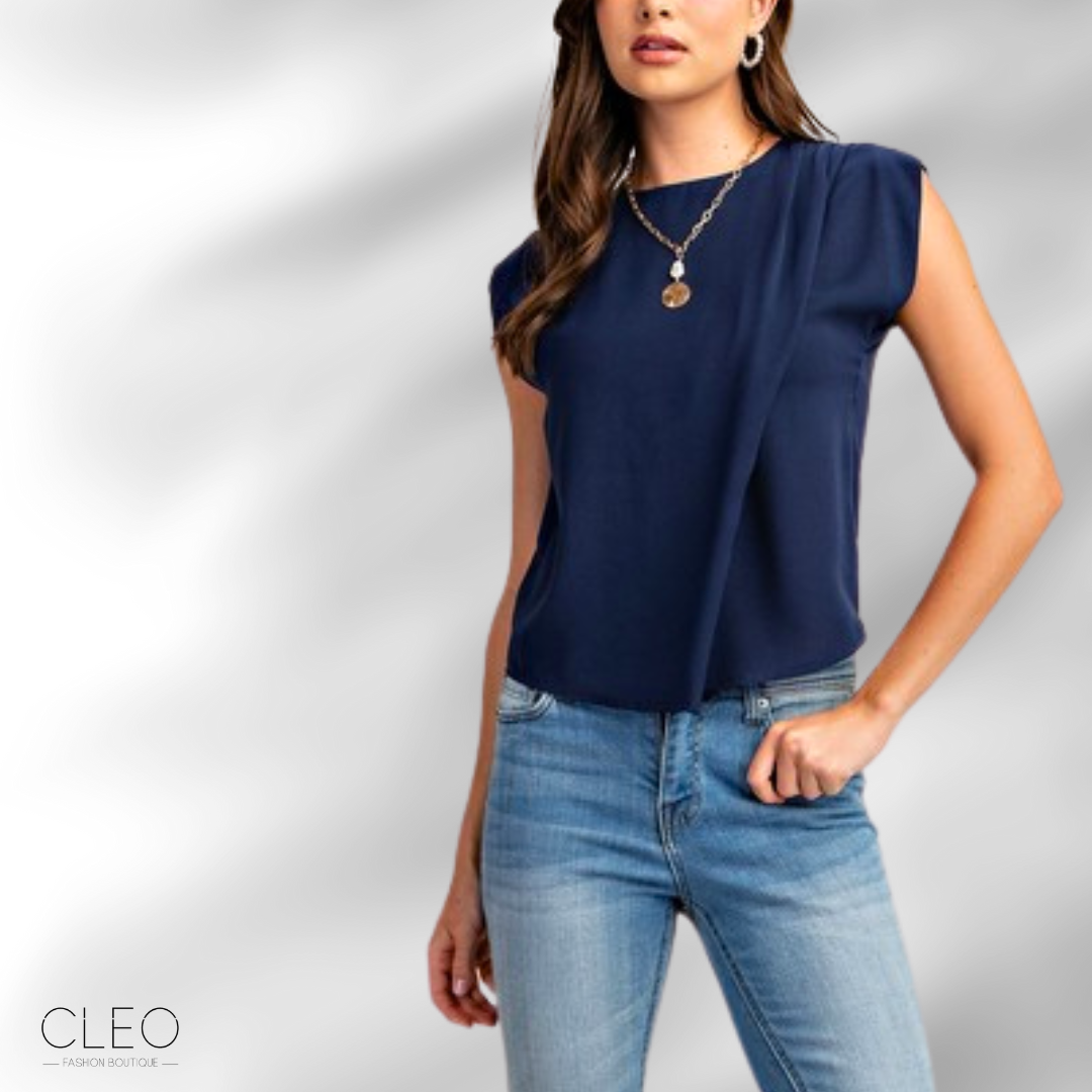 Blusa azul navy