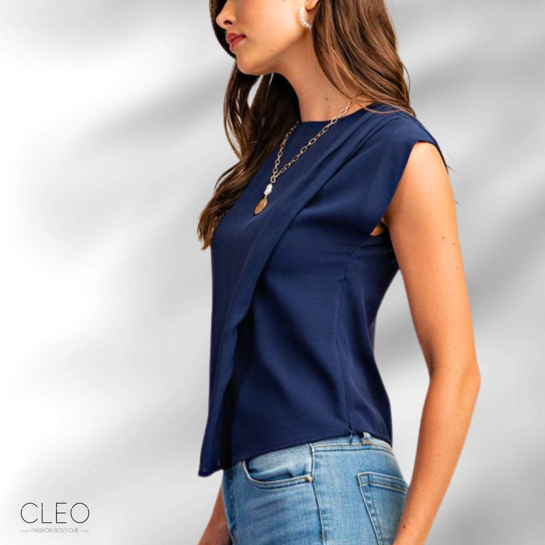 Blusa azul navy