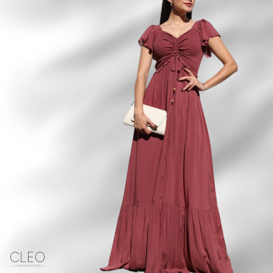 Vestido marsala