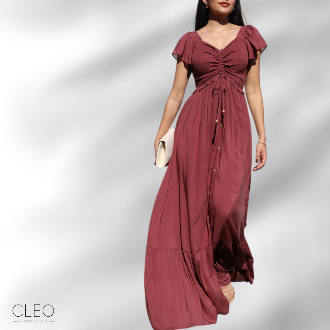 Vestido marsala