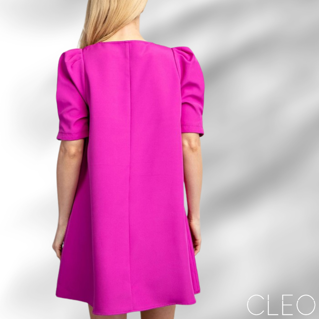 Vestido magenta