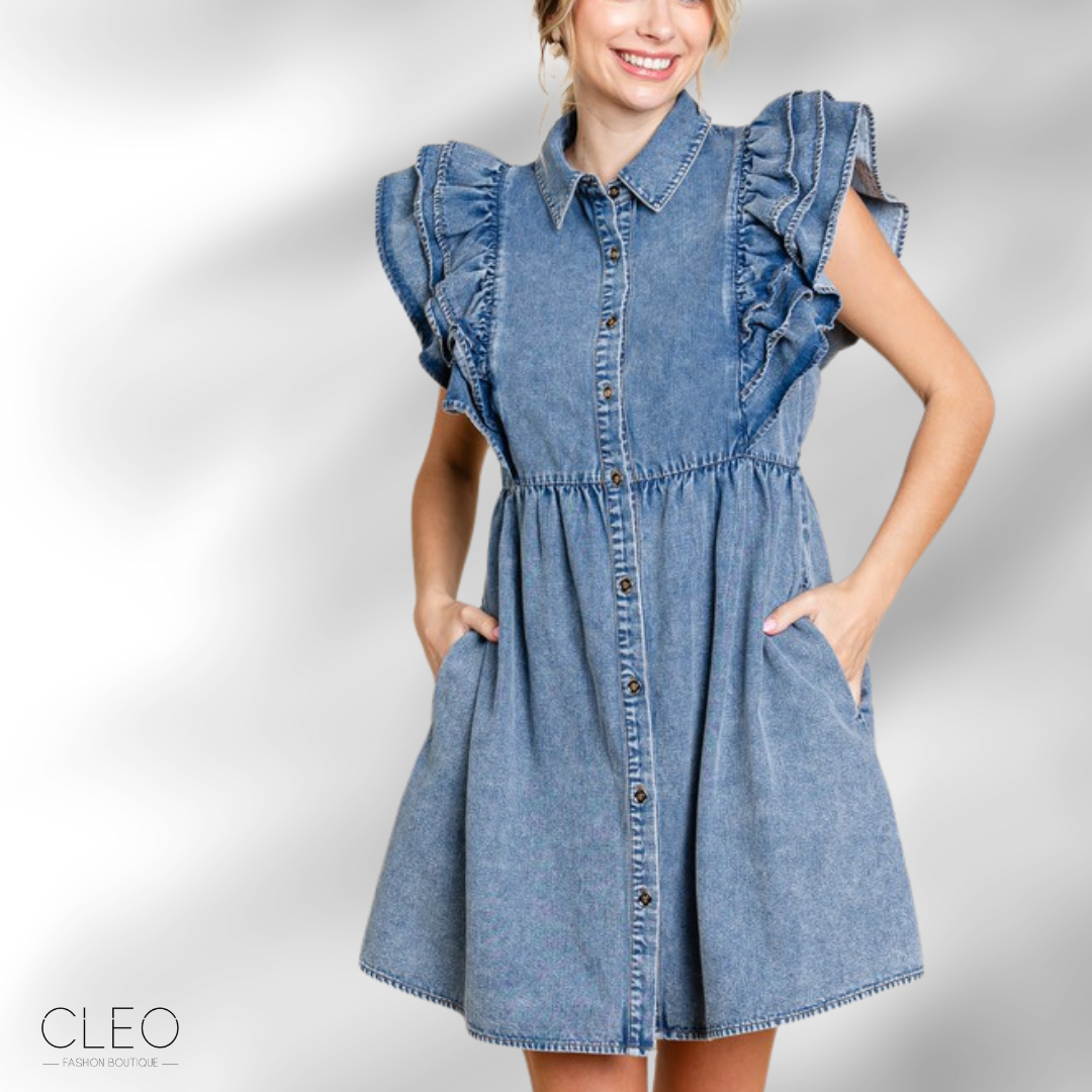 Vestido de denim