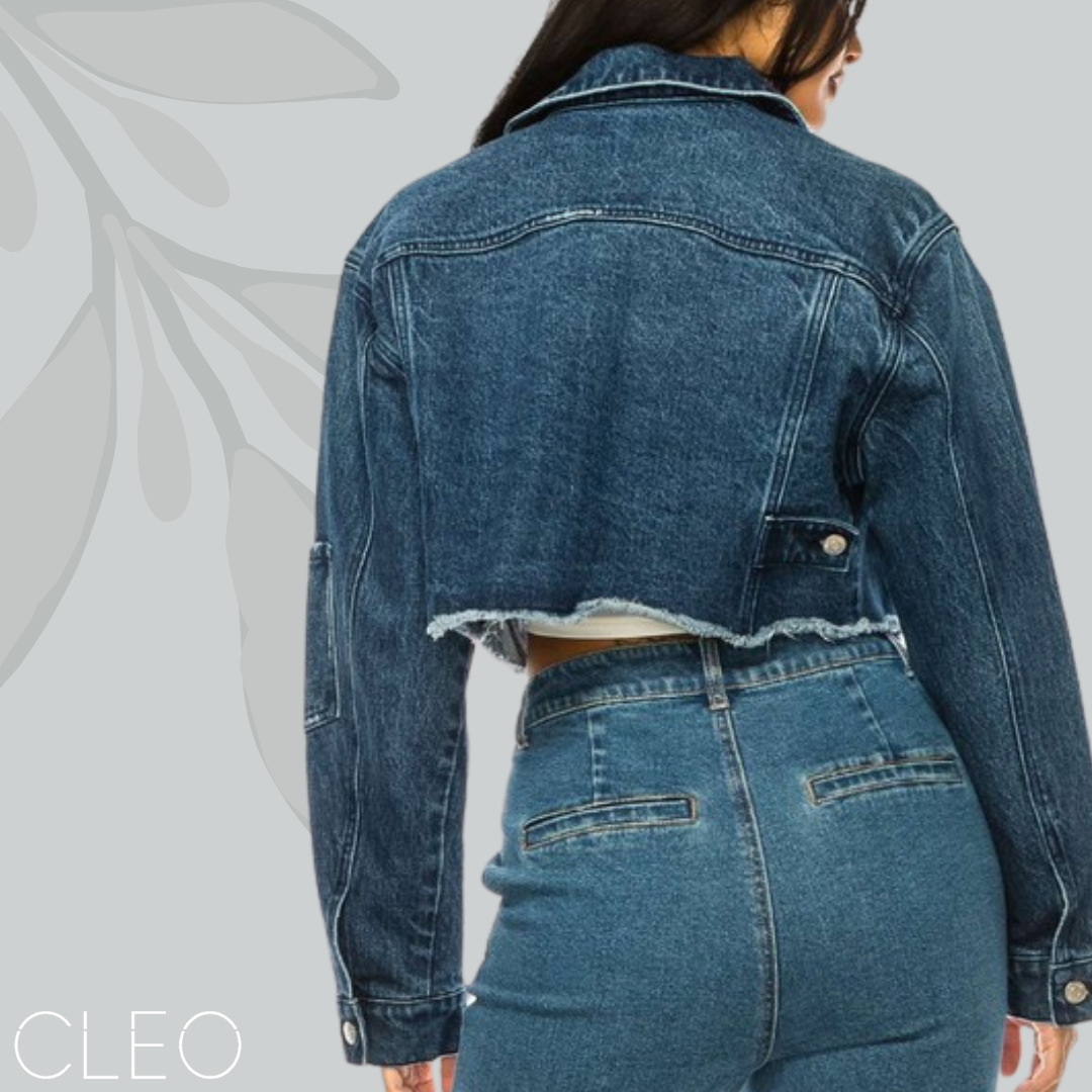 Jacket de denim azul