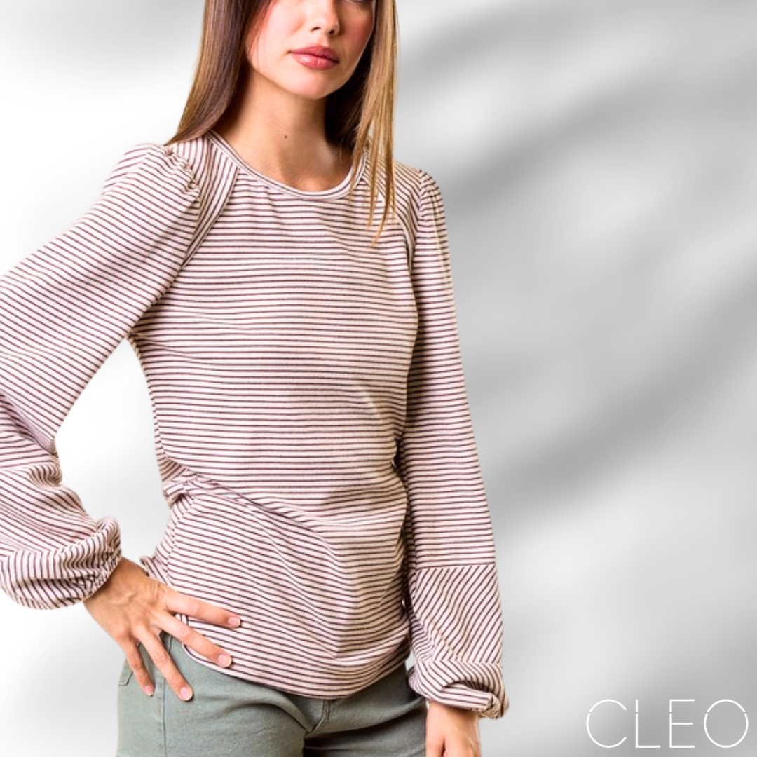 Blusa de rayas