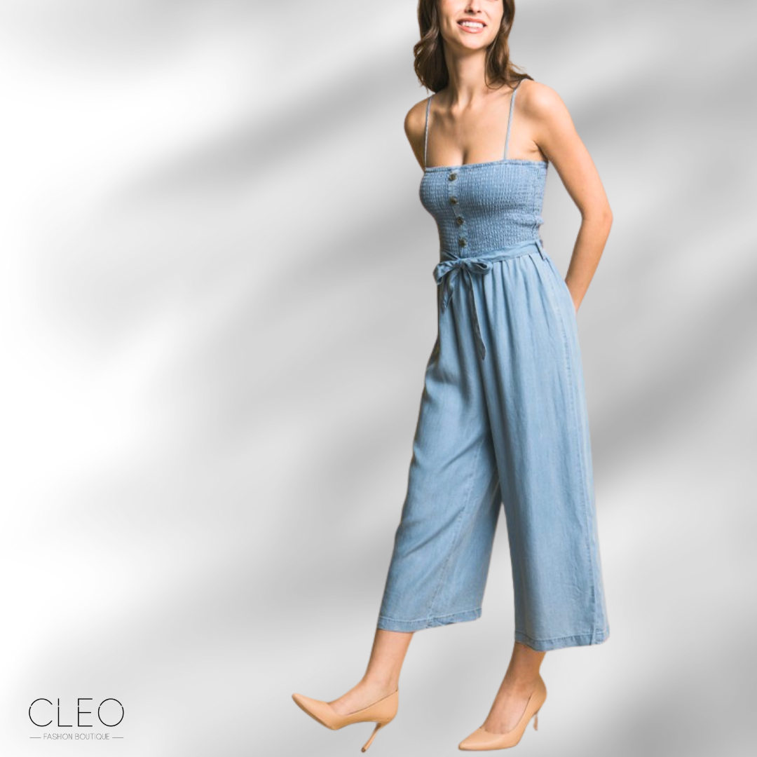 Jumper de denim celeste