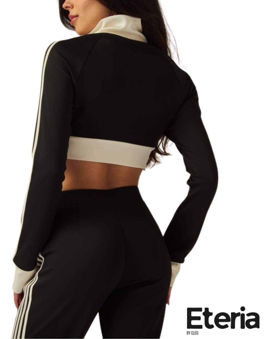 Conjunto negro de rayas