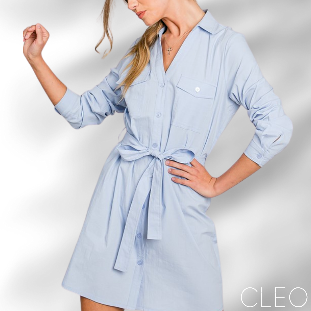 Vestido celeste