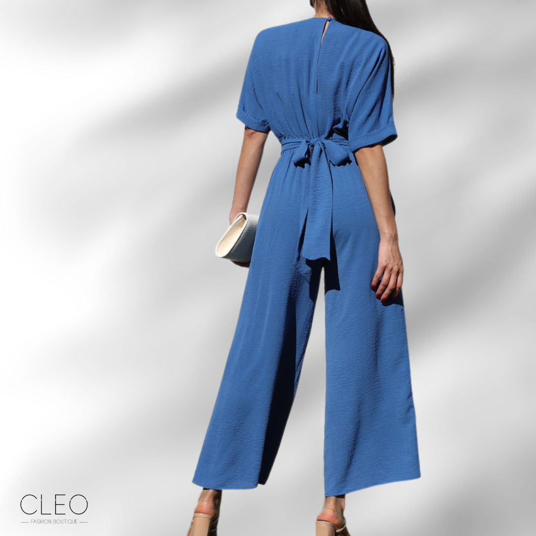 Jumpsuit azul cobalto