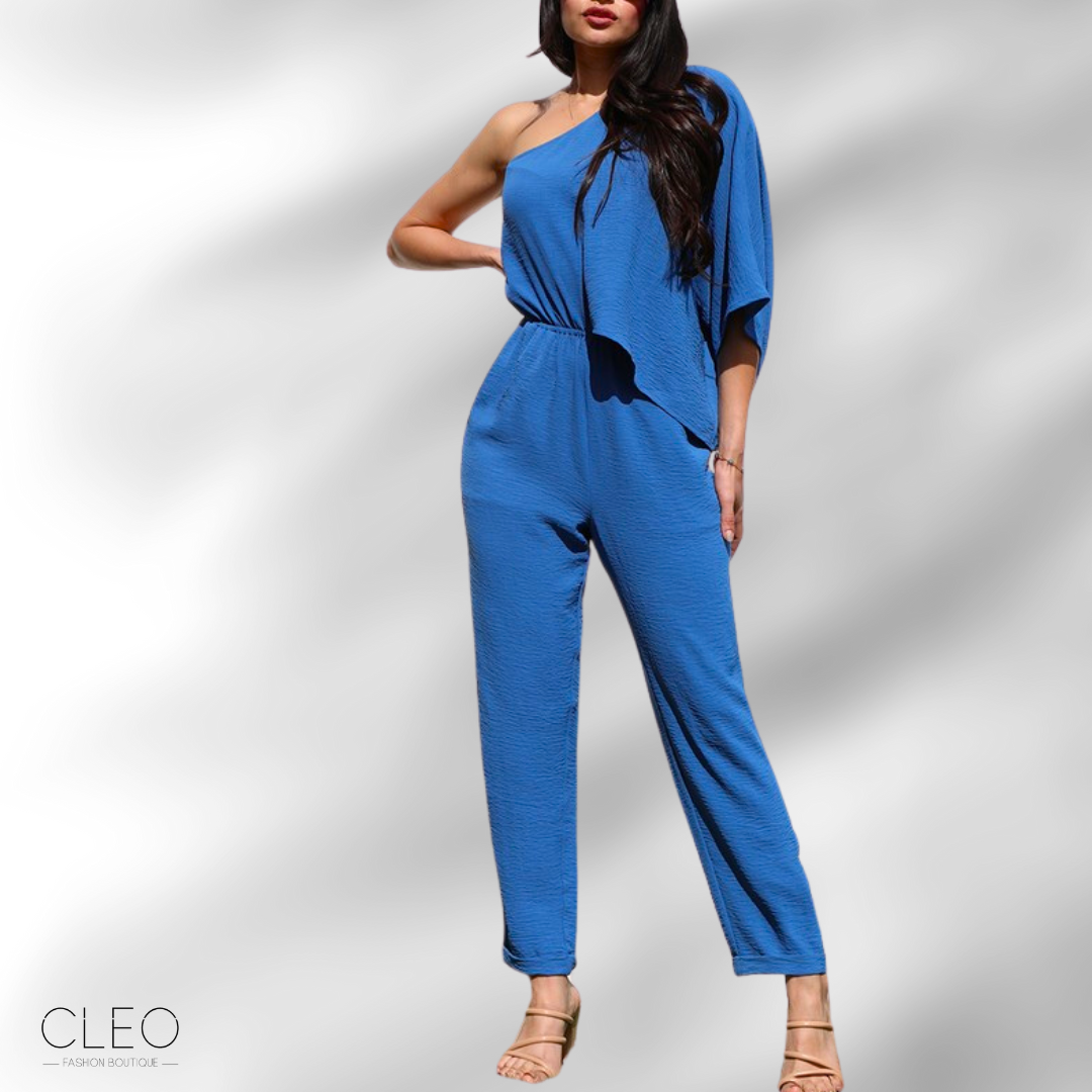 Jumpsuit azul cobalto
