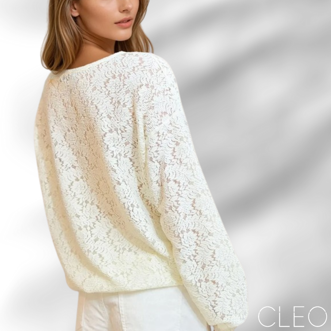 Blusa de encaje