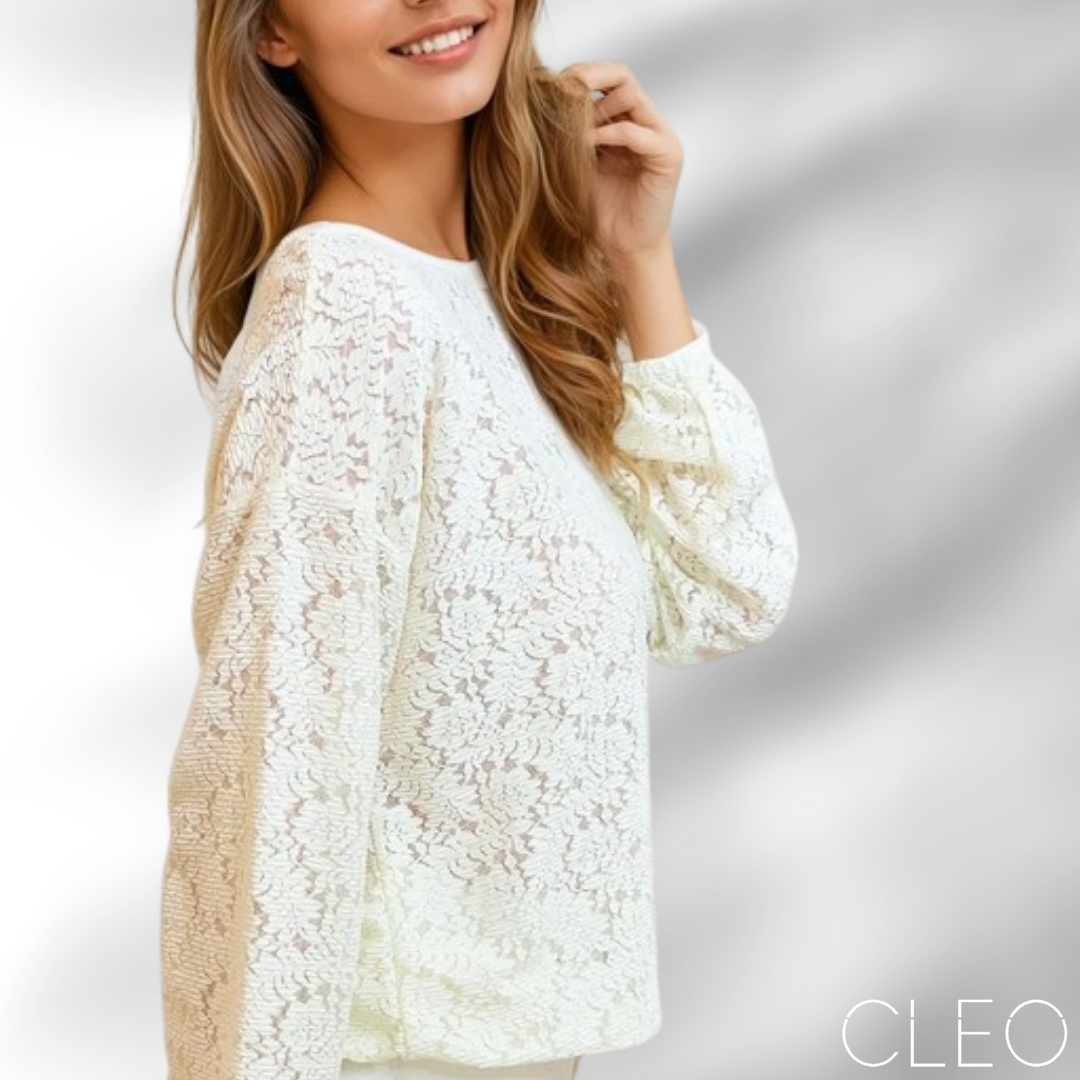 Blusa de encaje