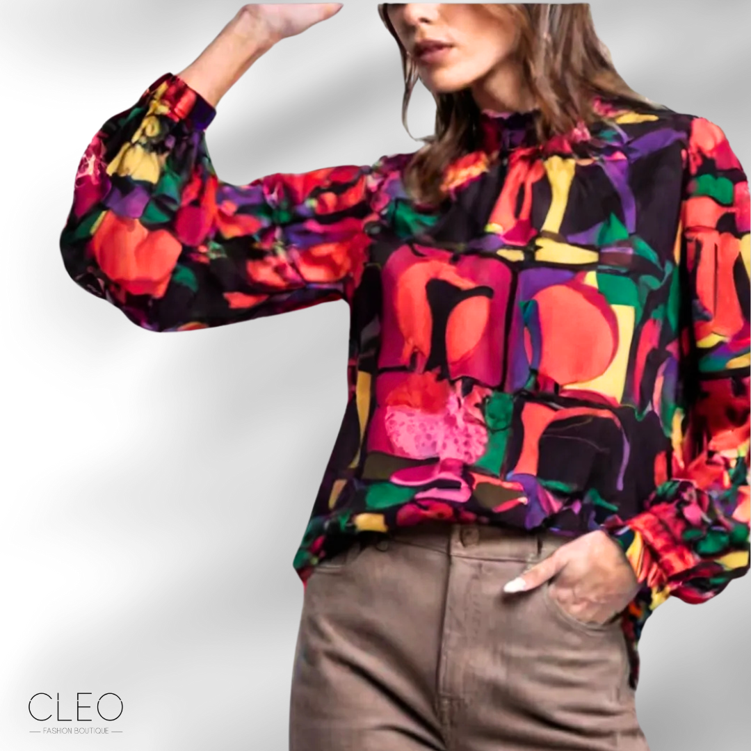 Blusa multicolor