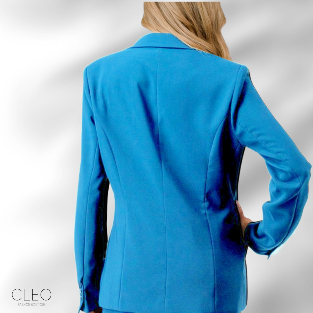 Blazer azul cobalto