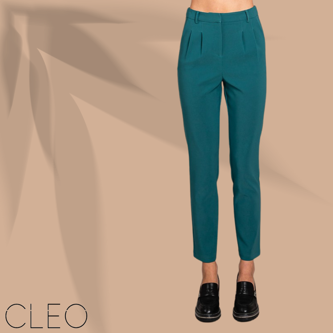 Pantalon verde jade sale