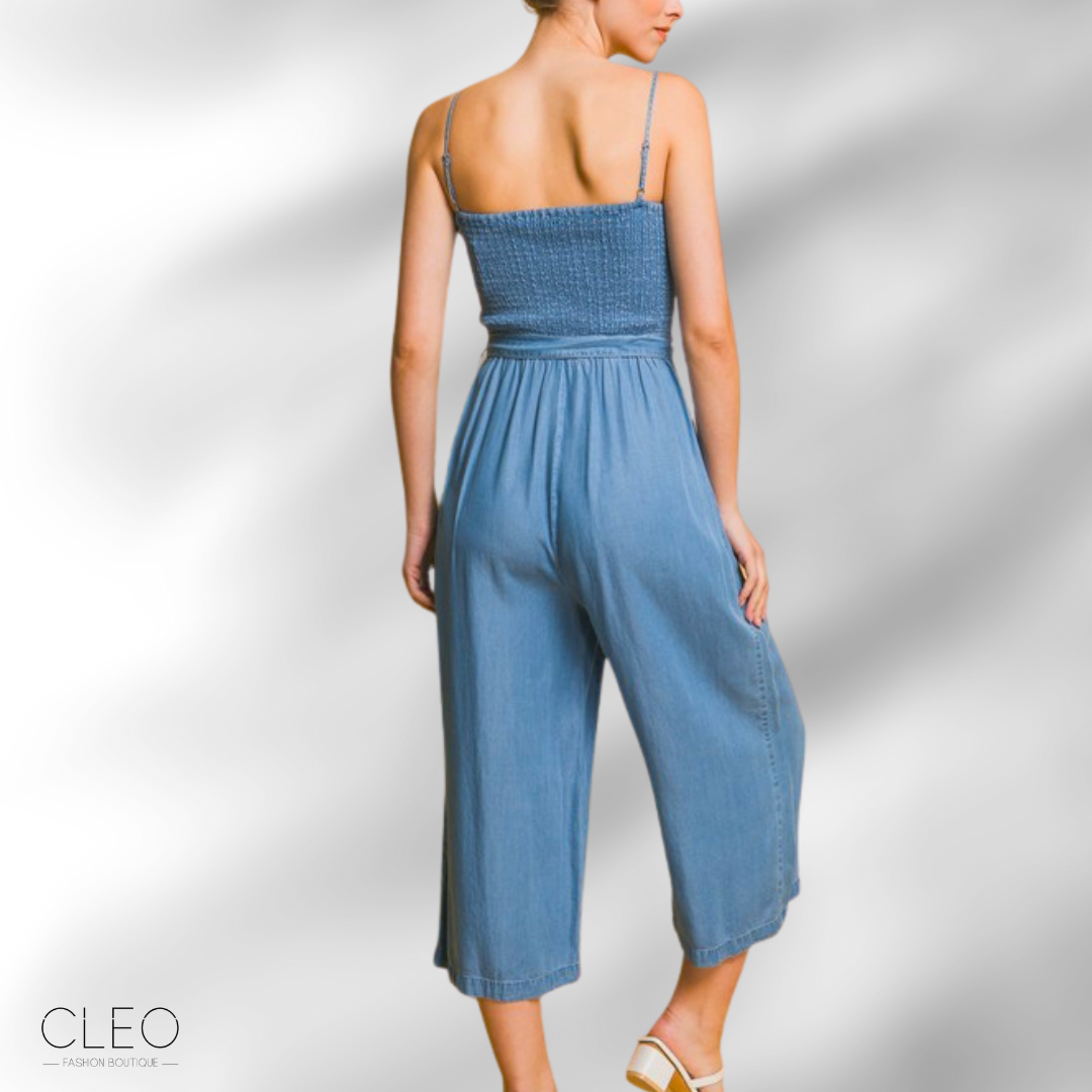 Jumper de denim azul claro