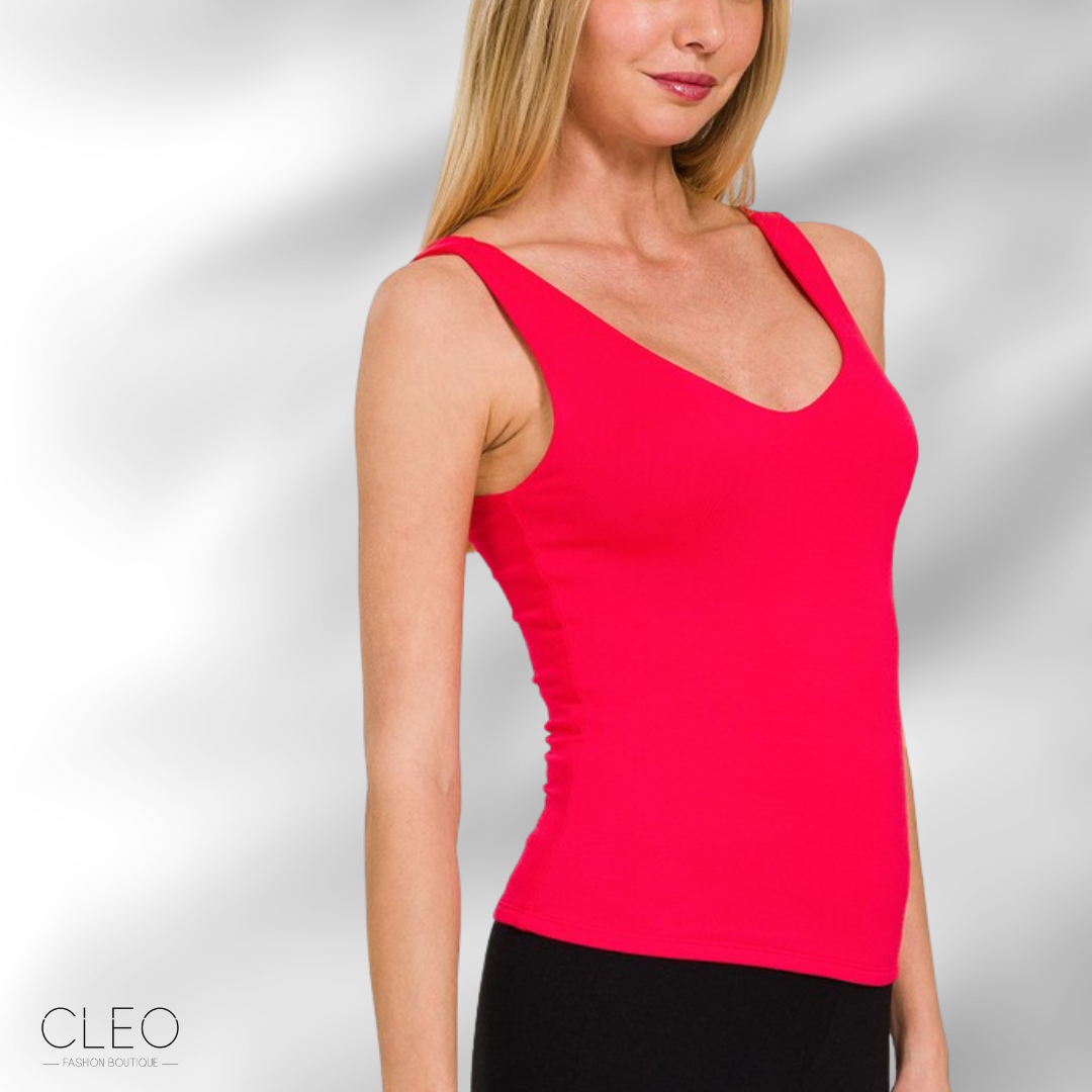 Blusa básica rojo