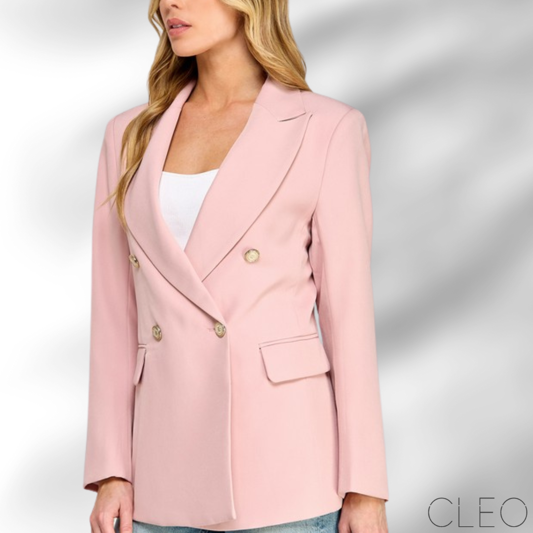 Blazer palo rosa