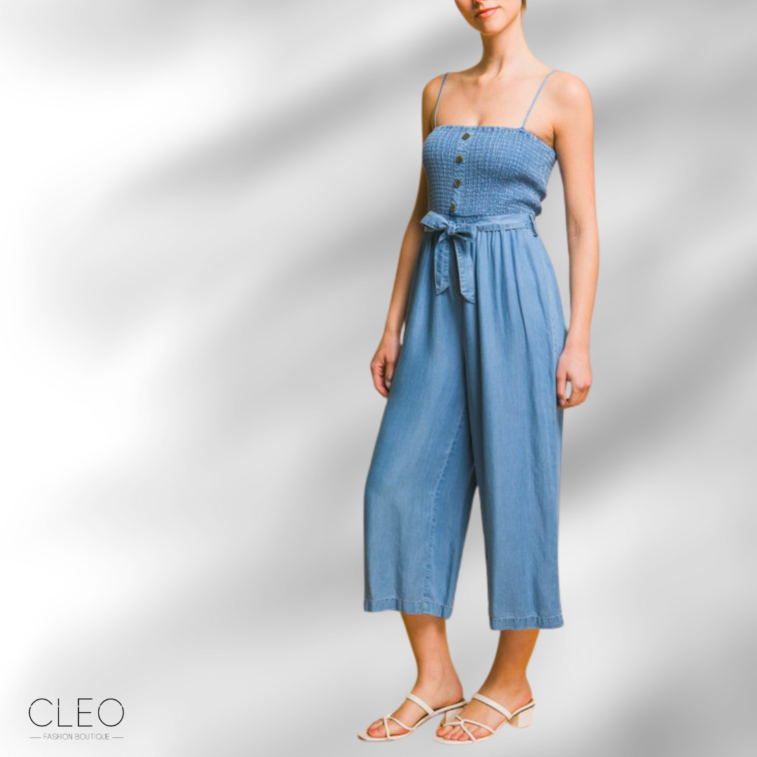 Jumper de denim azul claro