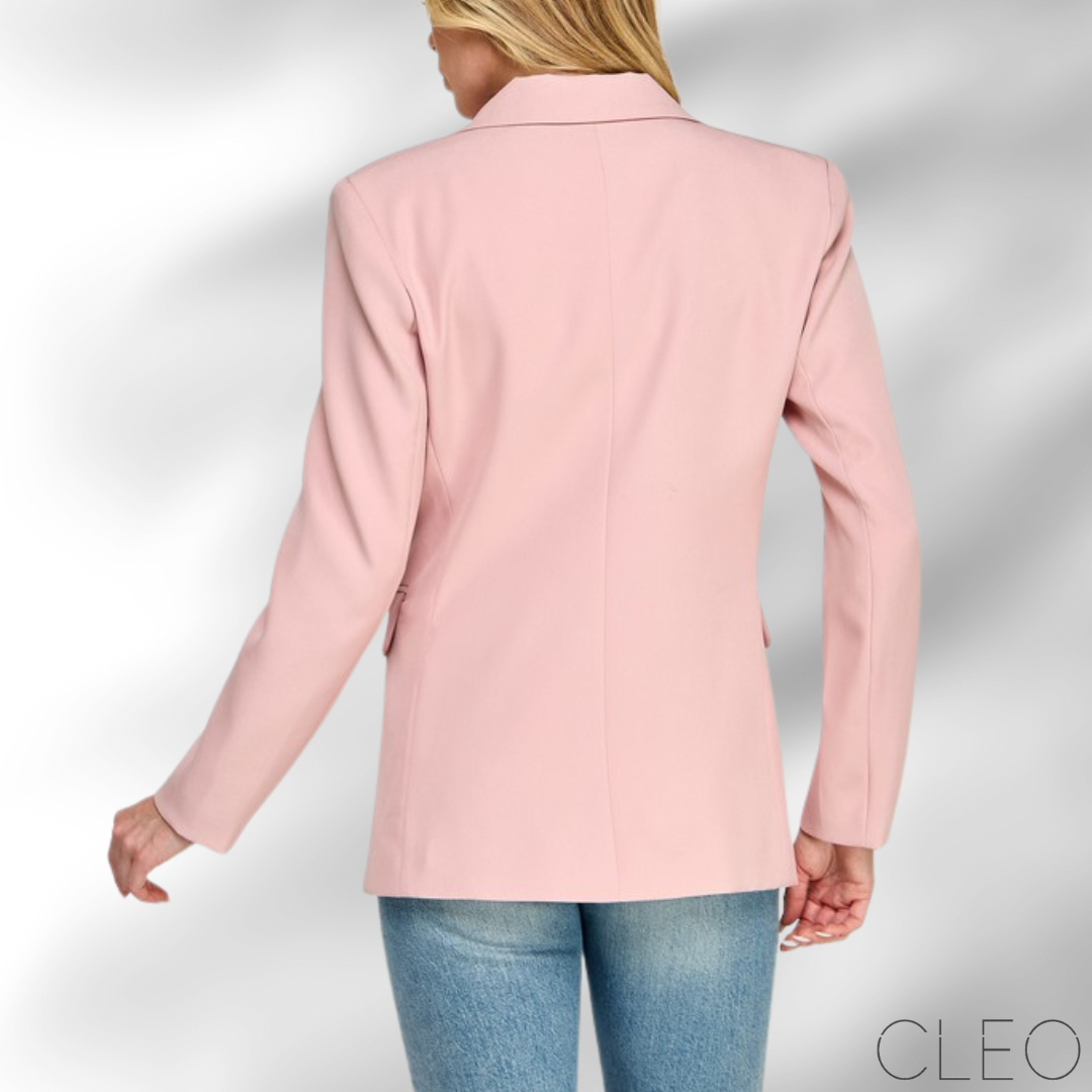 Blazer palo rosa