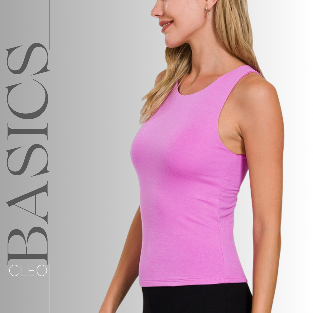 Blusa básica lavanda
