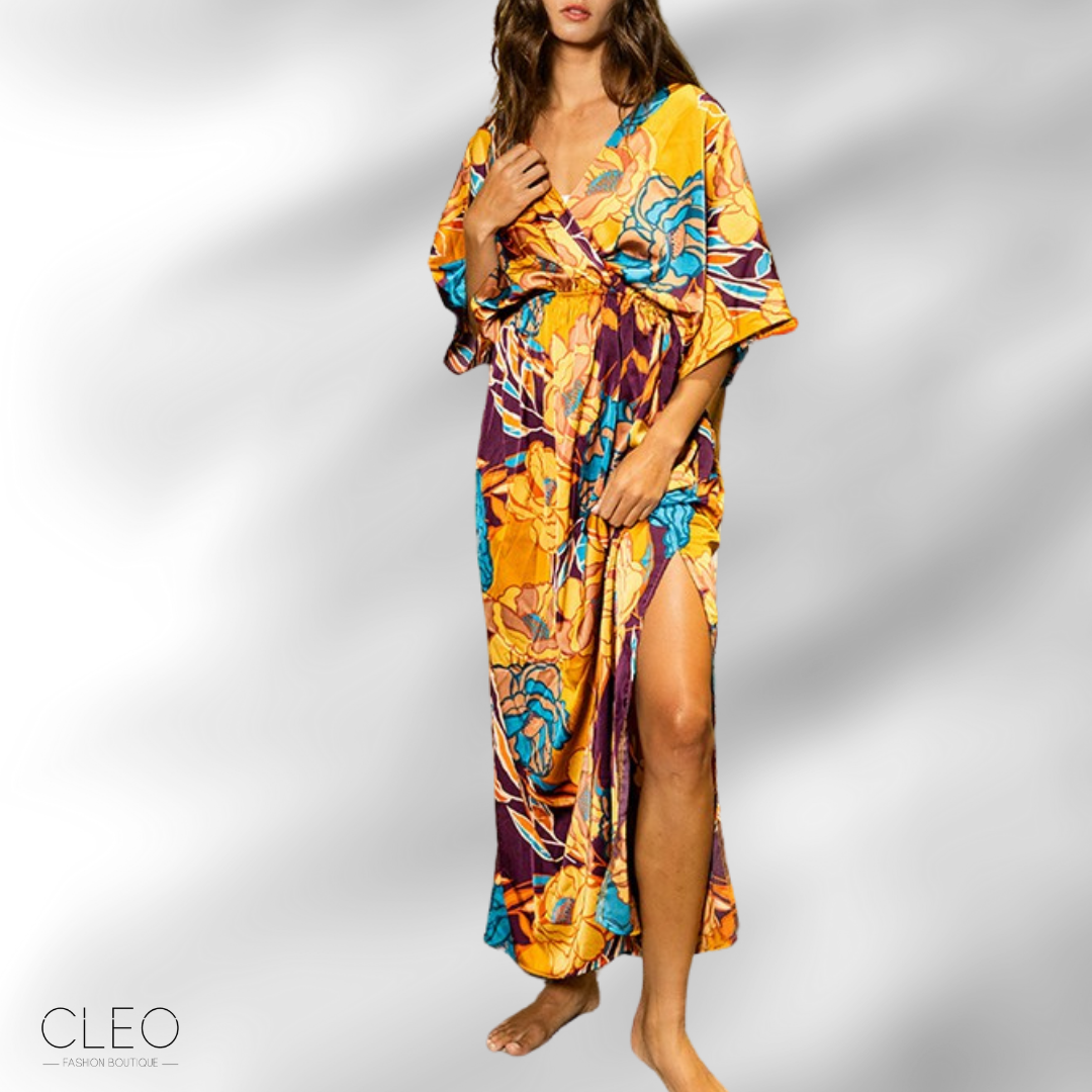 Vestido mostaza