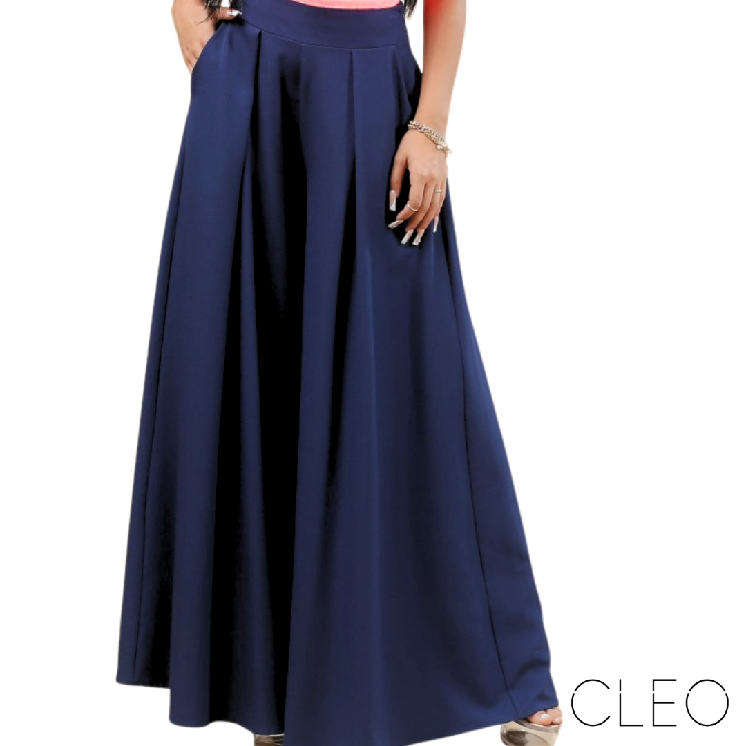 Pallazo azul navy