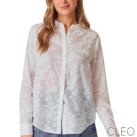 Blusa blanca labrada