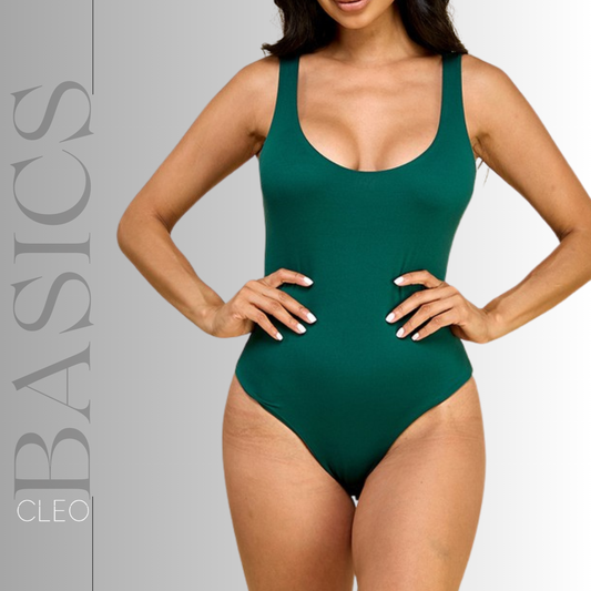 Bodysuit verde oscuro