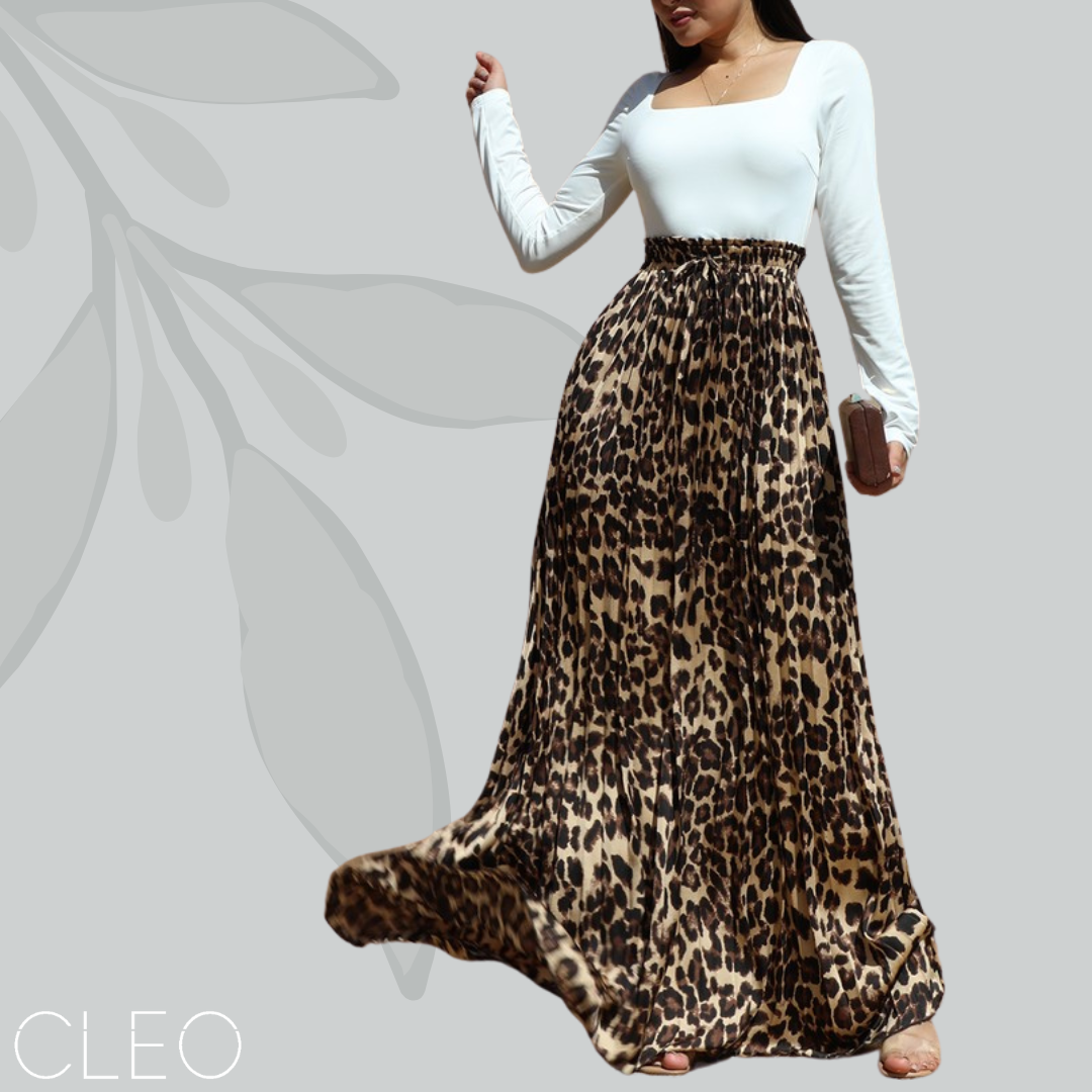 Vestido animal print