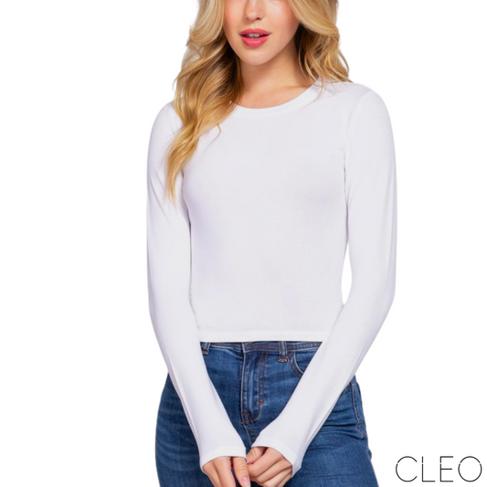 Blusa básica blanca