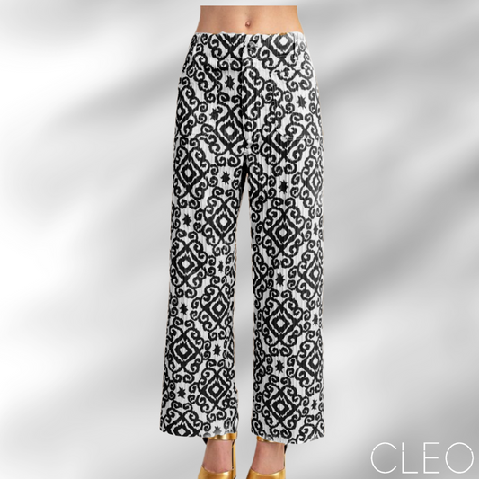 Pantalón  blanco y negro