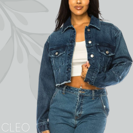 Jacket de denim azul