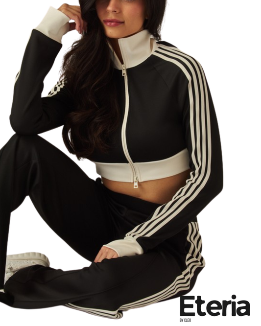 Conjunto negro de rayas