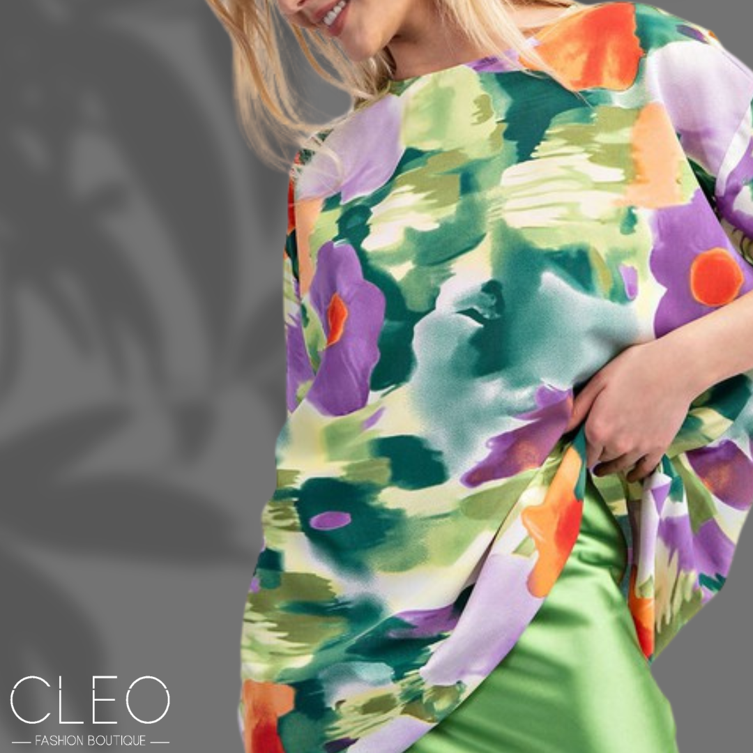 Blusa multicolor