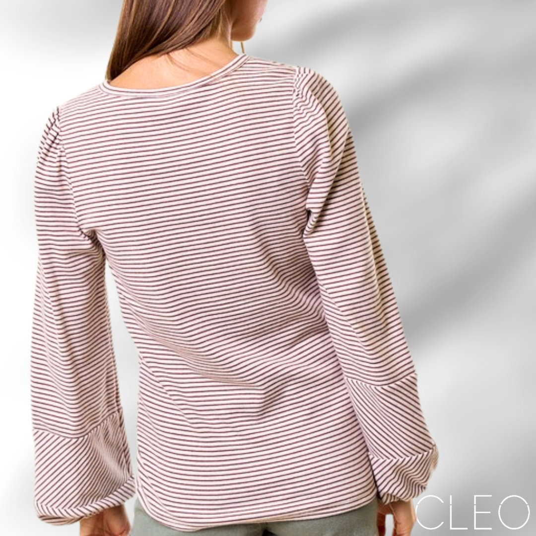 Blusa de rayas