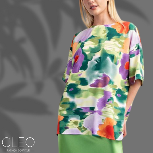 Blusa multicolor