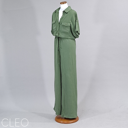 Jumpsuit verde claro