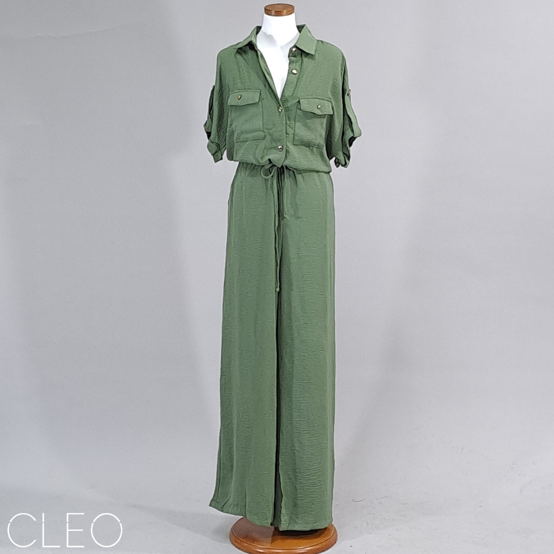 Jumpsuit verde claro