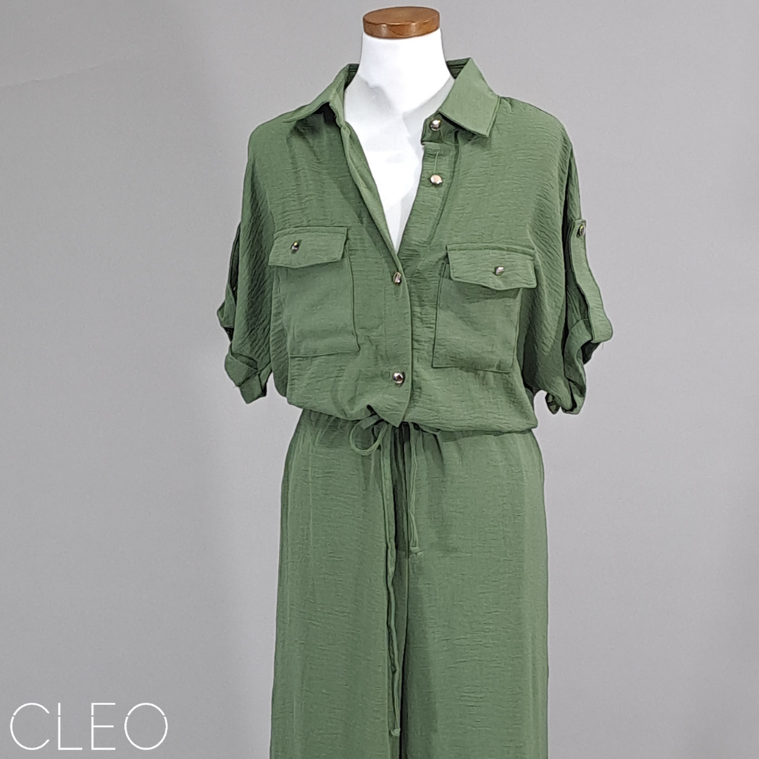 Jumpsuit verde claro