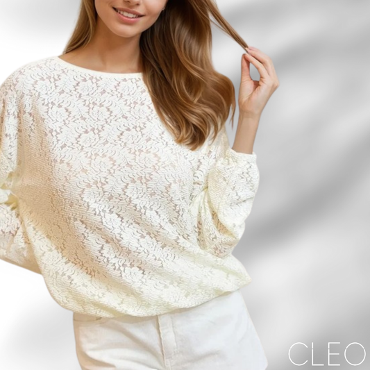 Blusa de encaje