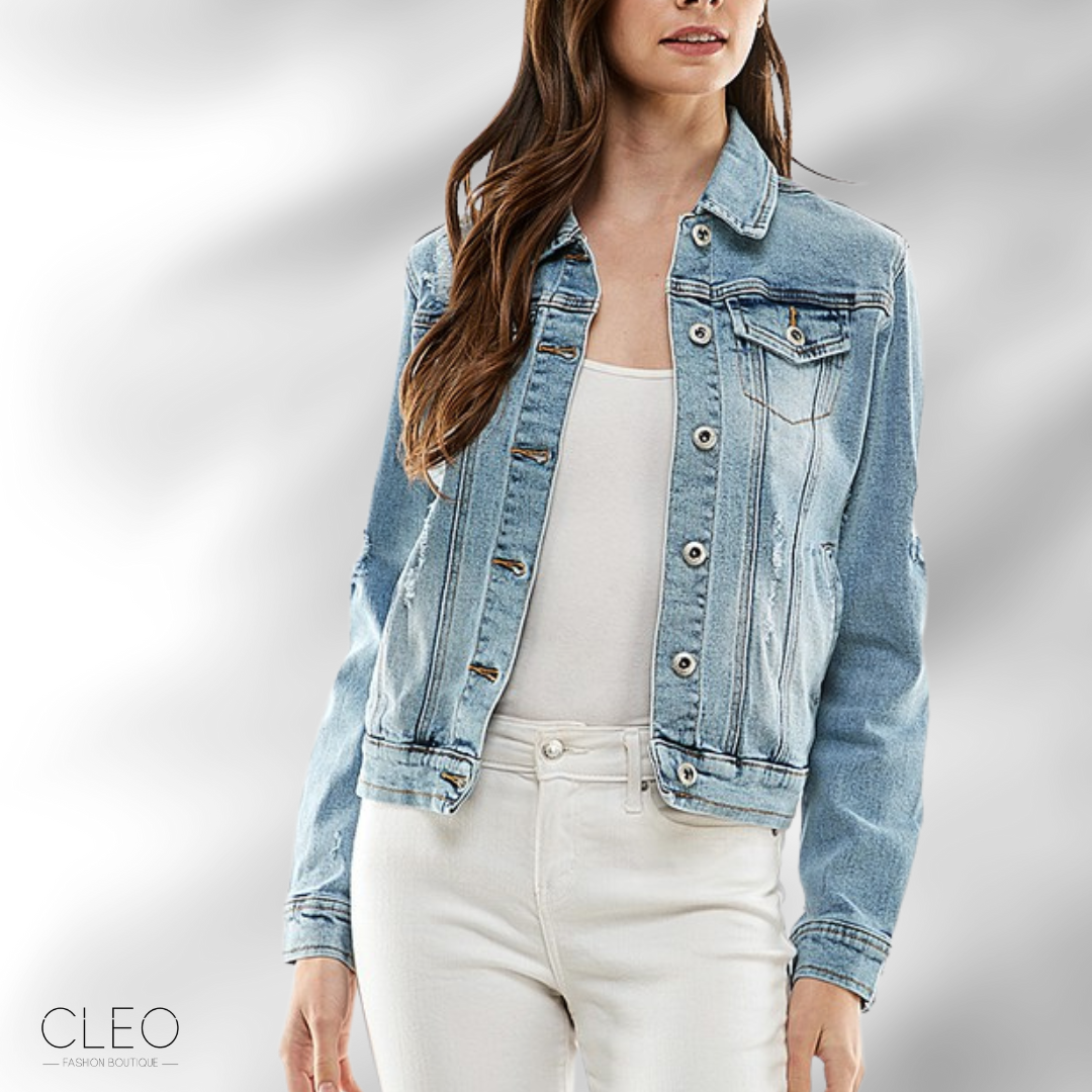 Jacket de denim strech