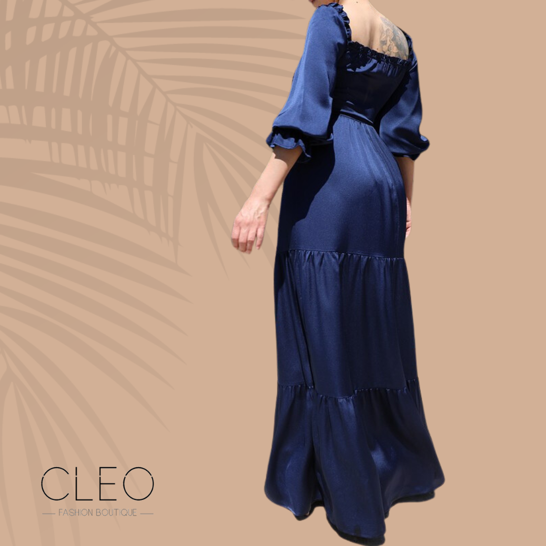 Vestido azul navy