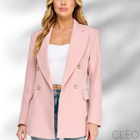 Blazer palo rosa