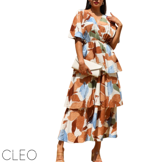 Vestido mide estampado