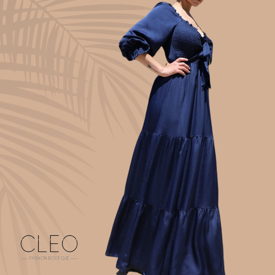 Vestido azul navy