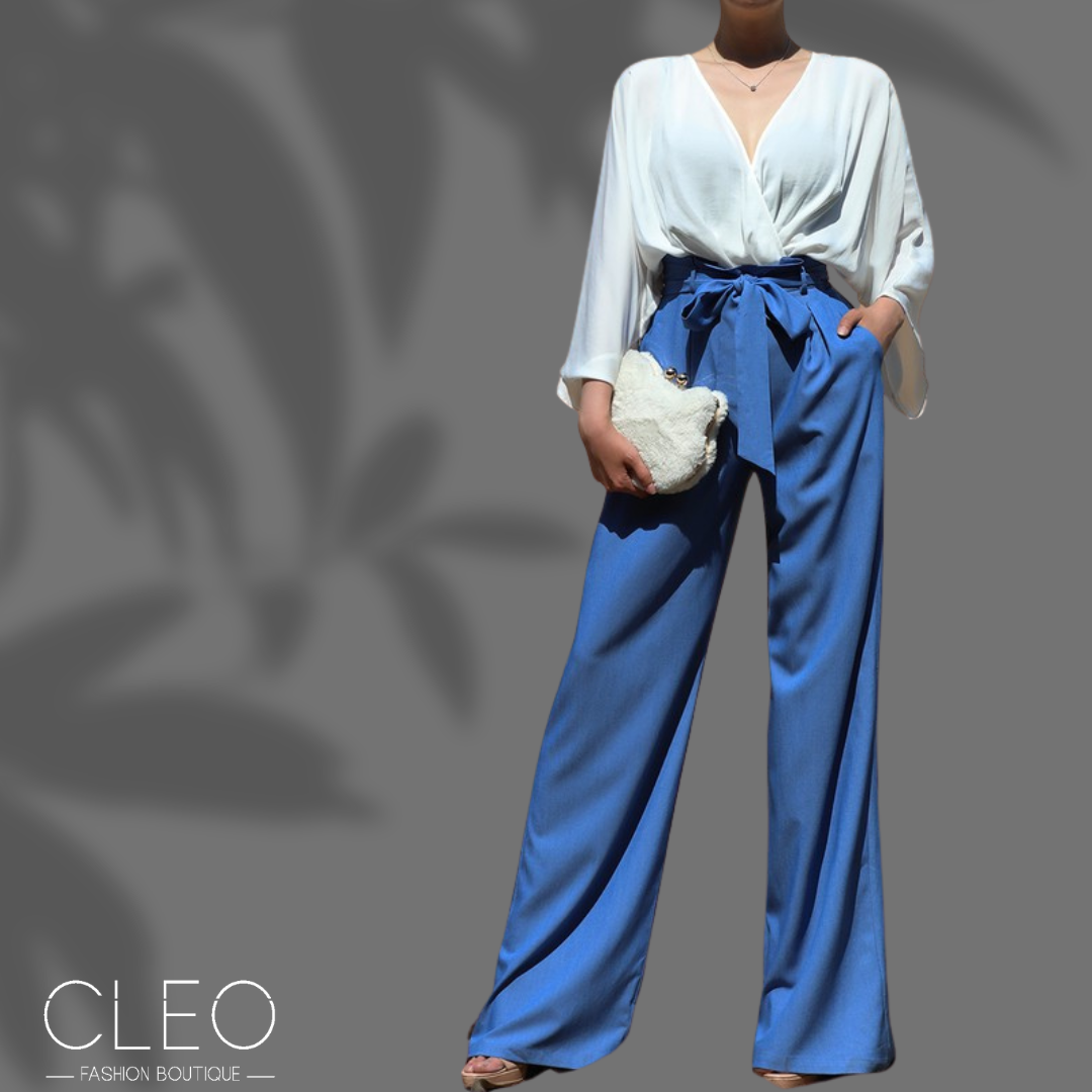 Jumpsuit blanco y denim