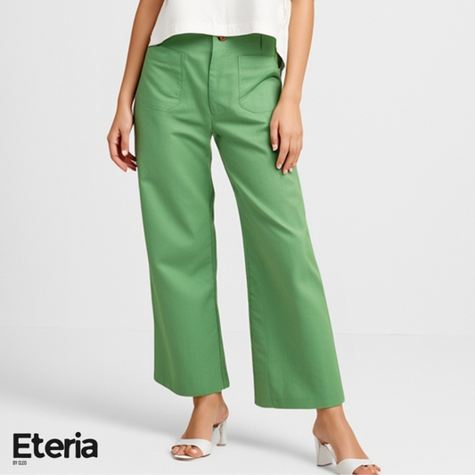 Pantalón verde manzana  wide leg