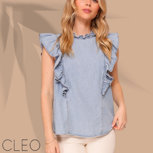 Blusa de denim