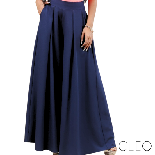 Pallazo azul navy