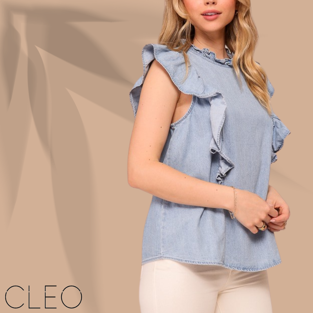 Blusa de denim